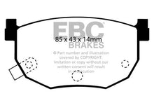 Carica l&#39;immagine nel visualizzatore di Gallery, EBC 99-01 Hyundai Elantra 2.0 Ultimax2 Rear Brake Pads