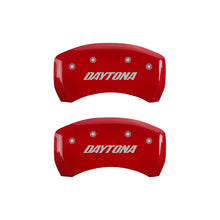 Charger l&#39;image dans la galerie, MGP 4 Caliper Covers Engraved Front &amp; Rear Daytona Yellow finish black ch