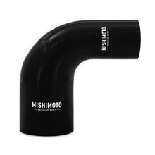 Laden Sie das Bild in den Galerie-Viewer, Mishimoto Silicone Reducer Coupler 90 Degree 2in to 3in - Black