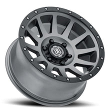 गैलरी व्यूवर में इमेज लोड करें, ICON Compression 18x9 6x5.5 25mm Offset 5.75in BS 95.1mm Bore Titanium Wheel