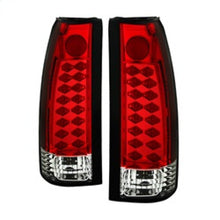 Carica l&#39;immagine nel visualizzatore di Gallery, Spyder Chevy C/K Series 1500 88-98/Blazer 92-94 LED Tail Lights Red Clear ALT-YD-CCK88-LED-RC