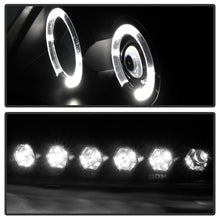 Carica l&#39;immagine nel visualizzatore di Gallery, Spyder Ford F150 97-03 Projector - LED Halo Amber Reflctr LED Blk Smke PRO-YD-FF15097-1P-AM-BSM