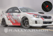 Laden Sie das Bild in den Galerie-Viewer, Rally Armor 11+ STI/WRX Sedan Only UR Black Mud Flap w/ Blue Logo