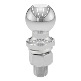 Curt 2in Trailer Ball (1in x 2-1/4in Shank 12000lbs Chrome)