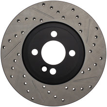 Laden Sie das Bild in den Galerie-Viewer, StopTech Slotted &amp; Drilled Sport Brake Rotor 07-13 Mini Cooper