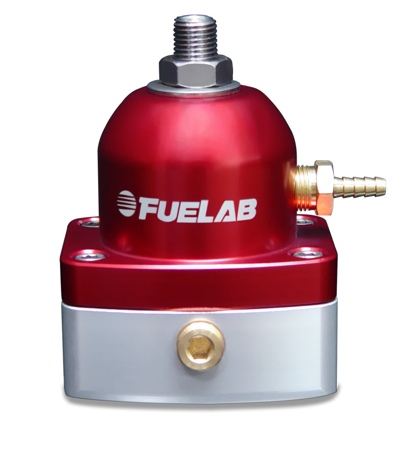 Fuelab 535 EFI Adjustable Mini FPR 25-90 PSI (2) -6AN In (1) -6AN Return - Red - 2to4wheels