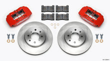 Charger l&#39;image dans la galerie, Wilwood DPHA Front Caliper &amp; Rotor Kit Red Honda / Acura w/ 262mm OE Rotor