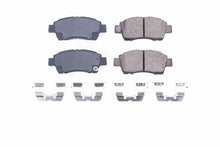 Carica l&#39;immagine nel visualizzatore di Gallery, Power Stop 2000 Toyota Echo Front Z17 Evolution Ceramic Brake Pads w/Hardware