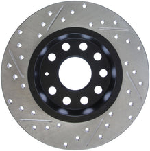 Carica l&#39;immagine nel visualizzatore di Gallery, StopTech Slotted &amp; Drilled Sport Brake Rotor
