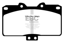Carica l&#39;immagine nel visualizzatore di Gallery, EBC 91-93 Dodge Stealth 3.0 4WD Redstuff Front Brake Pads