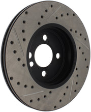 Laden Sie das Bild in den Galerie-Viewer, StopTech Slotted &amp; Drilled Sport Brake Rotor 07-13 Mini Cooper