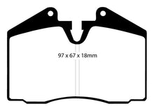Carica l&#39;immagine nel visualizzatore di Gallery, EBC 89-95 Ferrari 348 3.4 Redstuff Front/Rear Brake Pads (Axle Set Only)