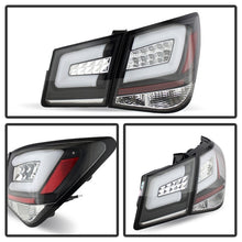 Laden Sie das Bild in den Galerie-Viewer, Spyder Chevy Cruze 2011-2014 Light Bar LED Tail Lights Black ALT-YD-CCRZ11-LBLED-BK
