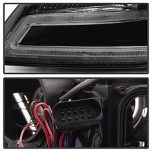 Charger l&#39;image dans la galerie, Spyder Audi A4 09-12 Projector Headlights Halogen Model Only - DRL LED Black PRO-YD-AA408-DRL-BK