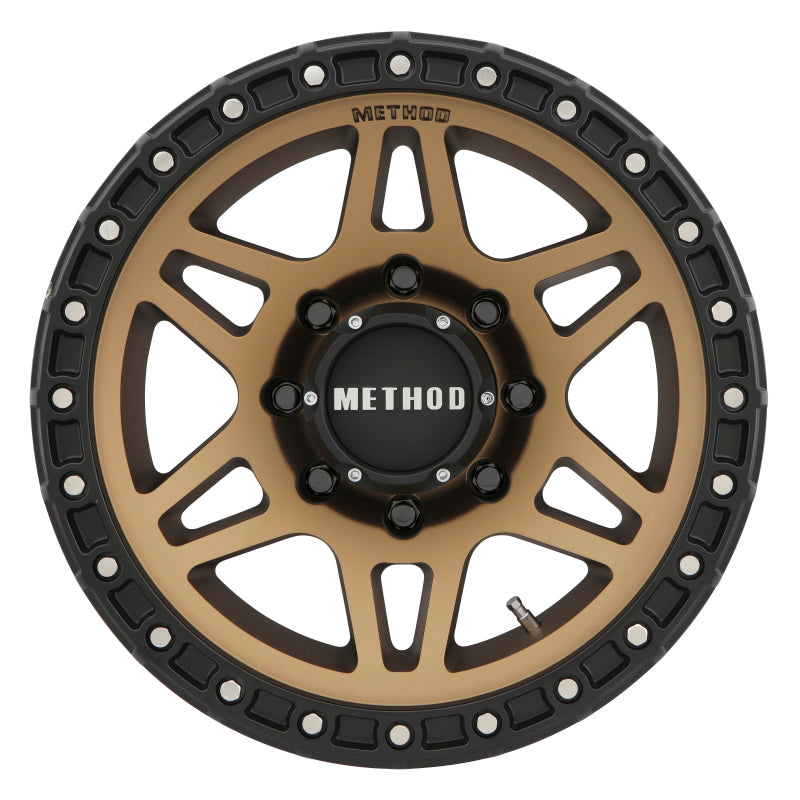Method MR312 18x9 +18mm Offset 8x170 130.81mm CB Method Bronze/Black Street Loc Wheel