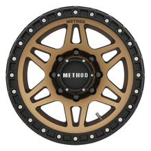 Cargar imagen en el visor de la galería, Method MR312 17x8.5 0mm Offset 8x170 130.81mm CB Method Bronze/Black Street Loc Wheel