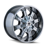 Mayhem 8102 Beast 20x9 / 8x165.1 BP / 0mm Offset / 130.8mm Hub Chrome Wheel