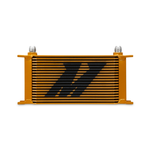 Laden Sie das Bild in den Galerie-Viewer, Mishimoto Universal 19 Row Oil Cooler - Gold