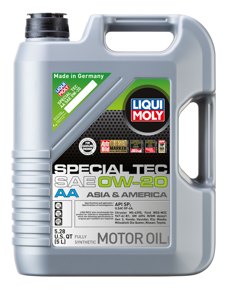 LIQUI MOLY 5L Special Tec AA Motor Oil 0W20 - Single