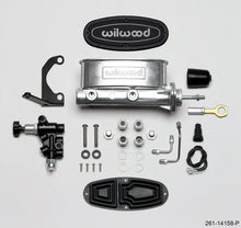 गैलरी व्यूवर में इमेज लोड करें, Wilwood HV Tandem M/C Kit w L/H Bracket &amp; Prop Valve - 15/16in Bore Ball Burn.-W/Push