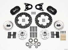 गैलरी व्यूवर में इमेज लोड करें, Wilwood Forged Dynalite Front Drag Kit Drilled Rotor Art Morrison Strut