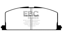 Carica l&#39;immagine nel visualizzatore di Gallery, EBC 83-86 Toyota Camry 2.0 Redstuff Front Brake Pads