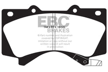 Cargar imagen en el visor de la galería, EBC 08+ Lexus LX570 5.7 Ultimax2 Front Brake Pads
