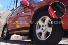 Cargar imagen en el visor de la galería, Rally Armor 1998-2002 Subaru Forester UR Black Mud Flap w/ Grey Logo