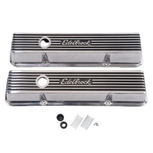 Laden Sie das Bild in den Galerie-Viewer, Edelbrock Valve Cover Elite II Series Chevrolet 1959-1986 262-400 CI V8 Low Polished