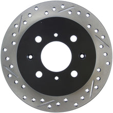 Cargar imagen en el visor de la galería, StopTech 90-96 Acura Integra / 97-01 Integra (Exc. Type R) Slotted &amp; Drilled Right Rear Rotor