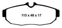 Laden Sie das Bild in den Galerie-Viewer, EBC 05-10 Ford Mustang 4.0 Redstuff Rear Brake Pads