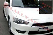 Charger l'image dans la galerie, Rally Armor 2007+ Mitsubishi Lancer (doesn't fit Sportback) UR Black Mud Flap w/ Red Logo