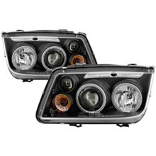 गैलरी व्यूवर में इमेज लोड करें, Spyder Volkswagen Jetta 99-05 Projector HeadlightsLED Halo Blk PRO-YD-VJ99-HL-BK