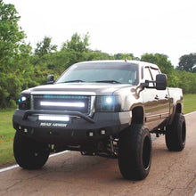 गैलरी व्यूवर में इमेज लोड करें, Road Armor 08-13 GMC 1500 Stealth Front Winch Bumper w/Pre-Runner Guard - Tex Blk