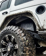 Load image into Gallery viewer, DV8 Offroad 07-18 Jeep Wrangler JK Rear Aluminum Inner Fender - Raw