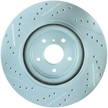 Carica l&#39;immagine nel visualizzatore di Gallery, StopTech Select Sport Sport Nissan Slotted and Drilled Front Left Rotor