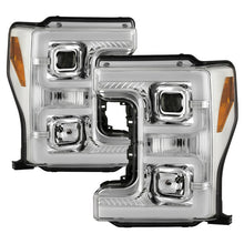 Cargar imagen en el visor de la galería, Spyder 17-18 Ford F250/F350/F450 Super Duty Halogen Model Only -White Light Bar- PRO-YD-FS17HALSI-C