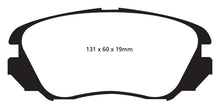 Laden Sie das Bild in den Galerie-Viewer, EBC 10+ Buick Allure (Canada) 3.0 Ultimax2 Front Brake Pads