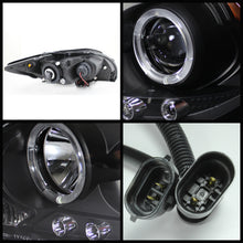 Charger l&#39;image dans la galerie, Spyder Scion TC 08-10 Projector Headlights LED Halo -Replaceable LEDs Blk PRO-YD-TTC08-HL-BK