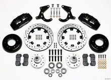 गैलरी व्यूवर में इमेज लोड करें, Wilwood Dynapro 6 Front Hub Kit 12.19in Drilled 55-57 Chevy
