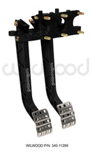 गैलरी व्यूवर में इमेज लोड करें, Wilwood Adjustable Dual Pedal - Brake / Clutch - Rev. Swing Mount - 6.25:1