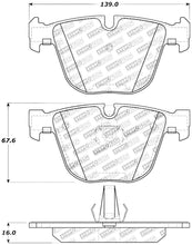 Carica l&#39;immagine nel visualizzatore di Gallery, StopTech Street Touring 06-09 BMW M5 E60 / 07-09 M6 E63/E63 Rear Brake Pads