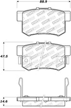 Carica l&#39;immagine nel visualizzatore di Gallery, StopTech Street Touring 08-10 Honda Accord EX/EX-L Coupe Rear Brake Pads