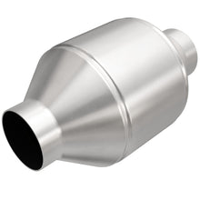 Carica l&#39;immagine nel visualizzatore di Gallery, MagnaFlow Conv Univ 2.25in Inlet/Outlet Center/Center Round 3in Body L x 5in W x 8.75in Overall L