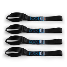 Laden Sie das Bild in den Galerie-Viewer, Mishimoto Heavy-Duty Ratchet Tie-Down Kit (4-Pack) - Black