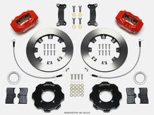 Load image into Gallery viewer, Wilwood Forged Dynalite Front Hat Kit 12.19in Red 2016-Up Mazda MX5 Miata w/ Lines