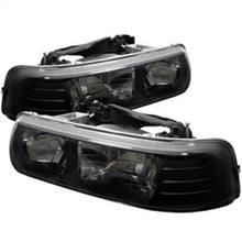 Laden Sie das Bild in den Galerie-Viewer, Spyder Chevy Silverado 1500 99-02/Chevy Silverado 3500 01-02 Crystal Headlights Blk HD-YD-CSIL99-BK