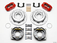 Cargar imagen en el visor de la galería, Wilwood Dynapro Low-Profile 11.00in P-Brake Kit Drill Zinc Red New Big Ford 2.50in Offset