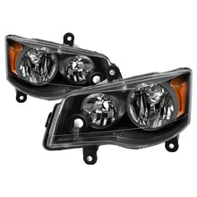 Carica l&#39;immagine nel visualizzatore di Gallery, xTune 11-17 Dodge Grand Caravan OEM Style Headlights - Black (HD-JH-CHRTC08-AM-BK)
