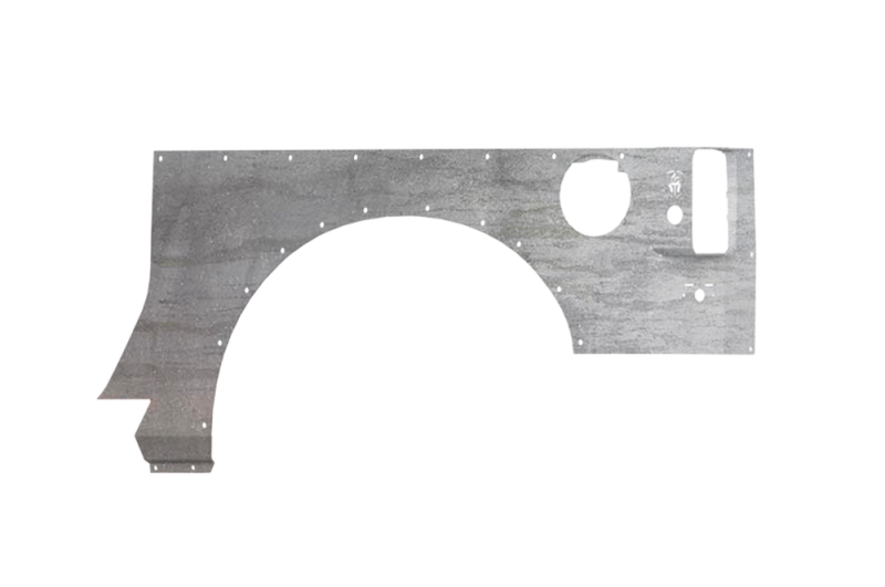 Road Armor 07-18 Jeep Wrangler JK 2DR Defender Body Armor Rear Skin - Raw